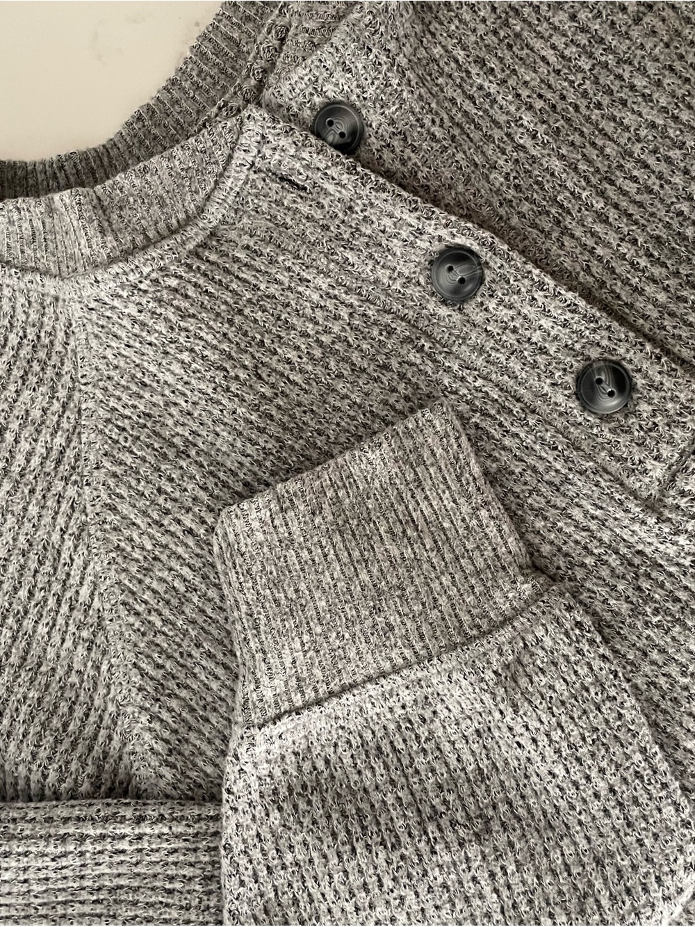 Old Navy Light Gray Cozy Sweater